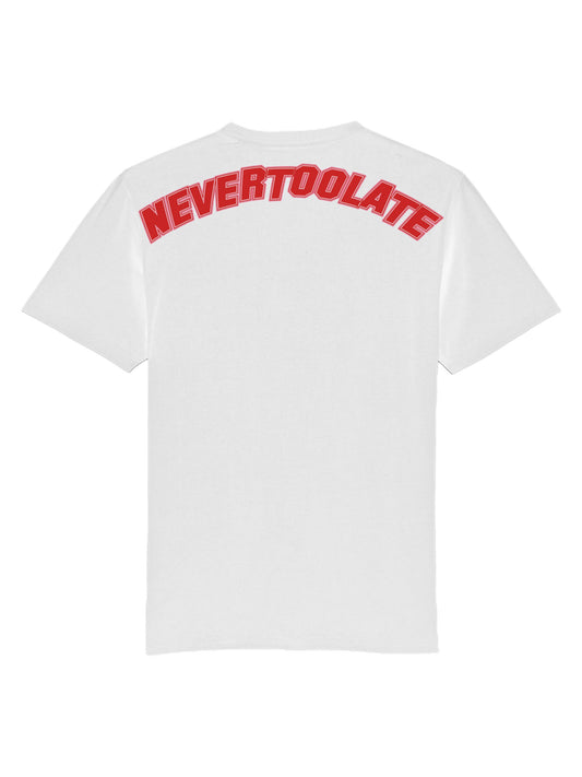 N2L™ White Tee Red Logo