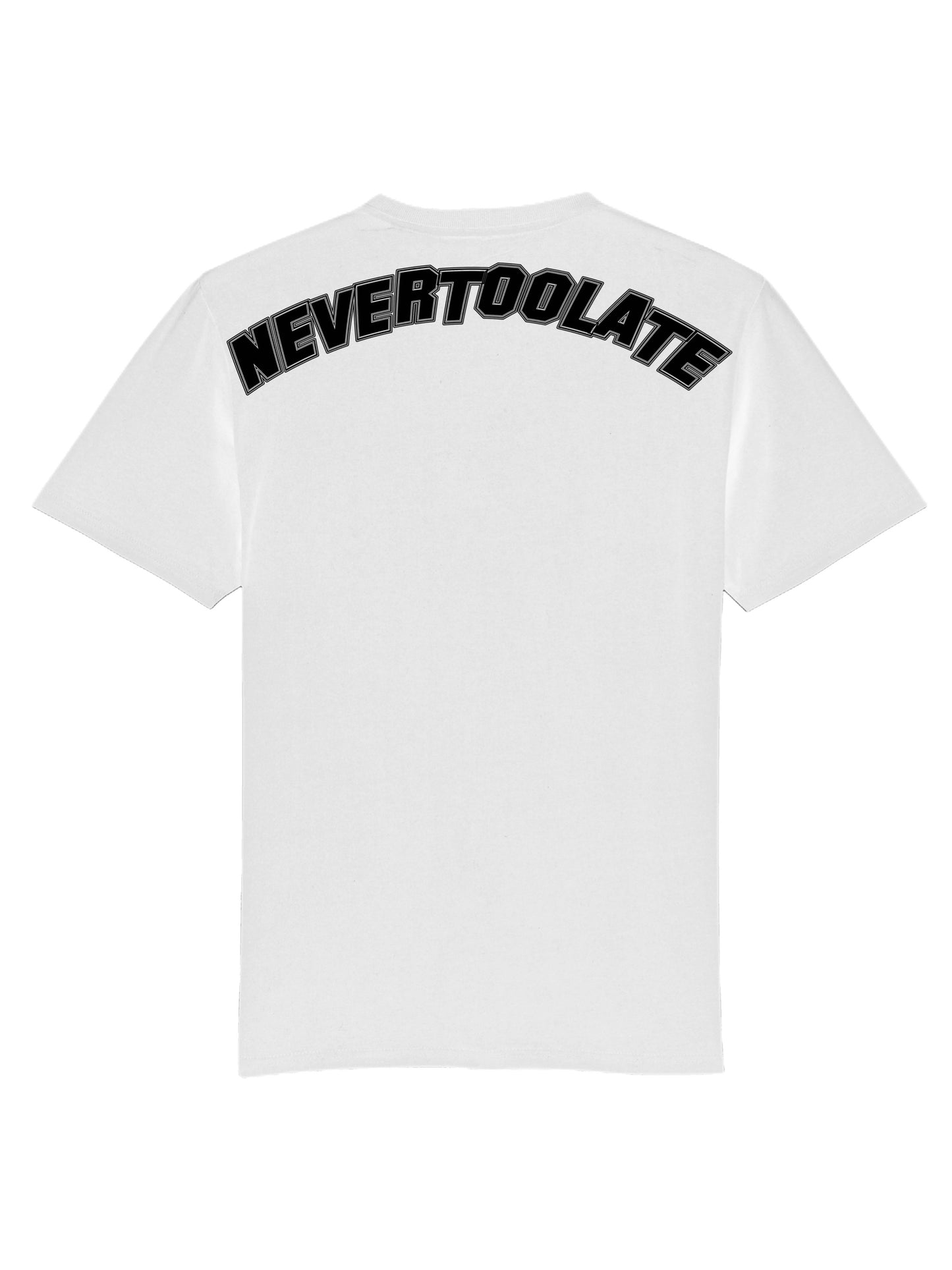 N2L™ White Tee Black Logo