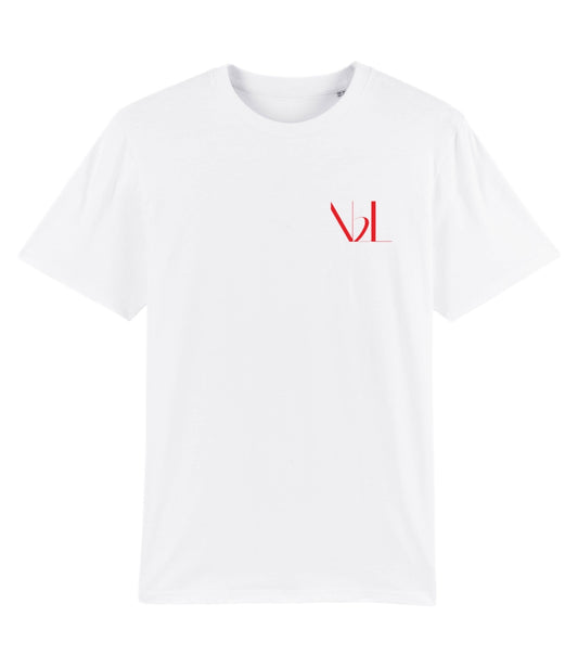 N2L™ White Tee Red Logo