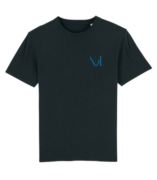 N2L™ Black Tee Blue Logo