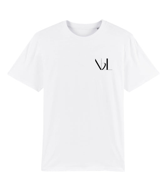 N2L™ White Tee Black Logo